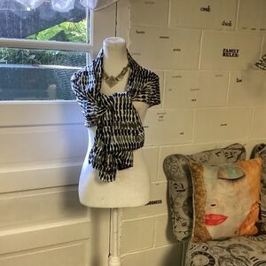 SILK CARLISE SCARF FUNKY PRINT